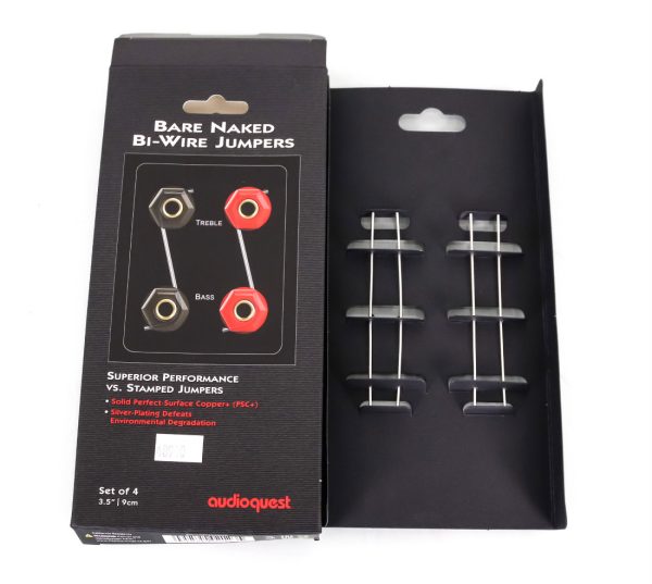 Audioquest Bare Naked Bi-Wire Jumpers (Set of 4)